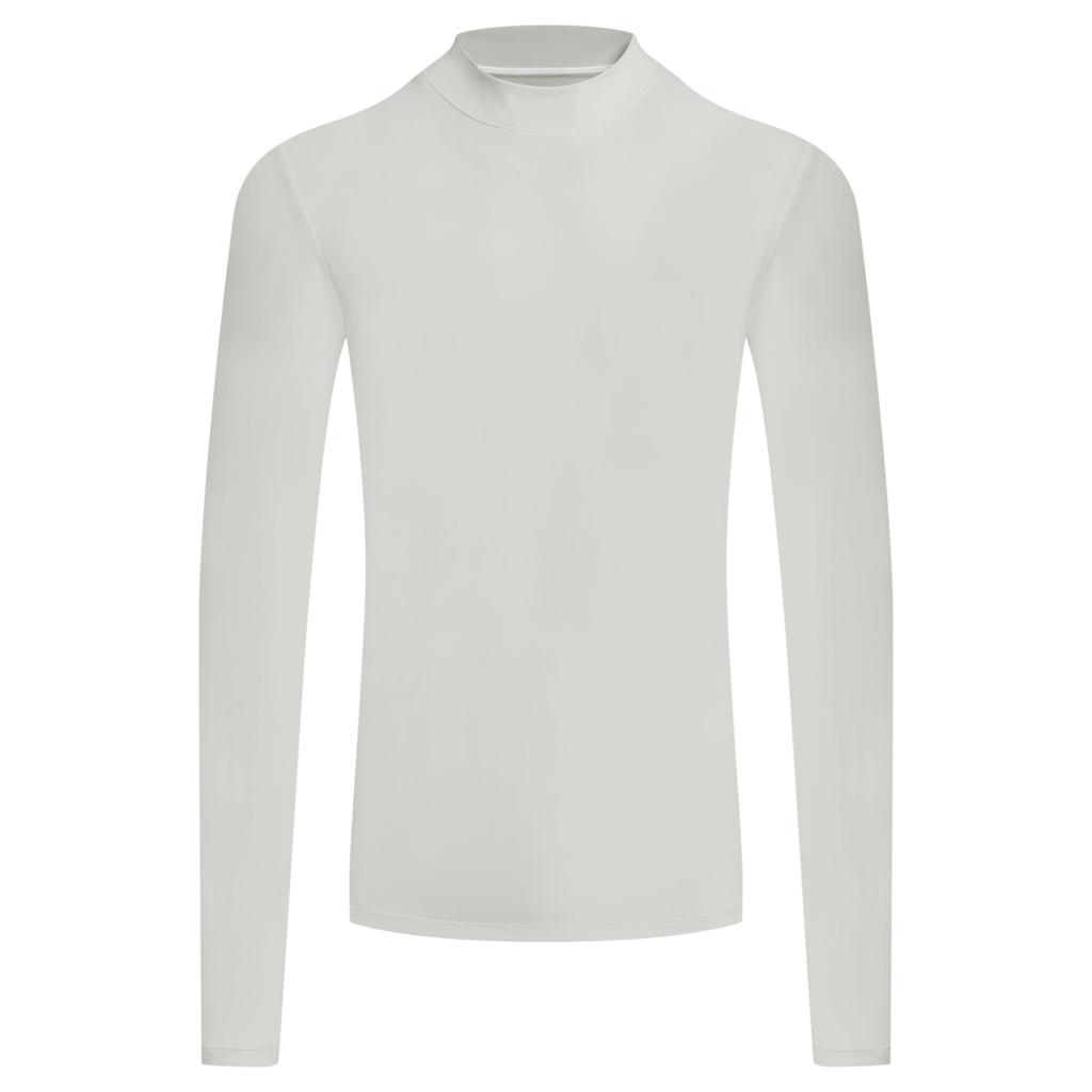 CRAGHOPPERS Mens Mock Neck Long-Sleeved Golf Top