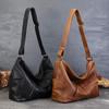 Borsa a Tote Casual Johnature in Vera Pelle da Donna Grande Borsa Morbida Pelle di Mucca Grande Capacità Borsa a Spalla Tracolla