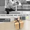Heavy Box Carrying Straps Adjustable Furniture Moving Belt Luggage Packing Straps Reusable Handheld Cross Style Box Straps