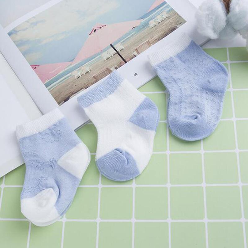 

3Pair/lot New Baby Socks Mesh Boys and Girls Baby Socks 6-12month