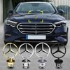 Nálepka na auto 2025 Horúca 1ks 44mm Logo motora Mercedes Benz pre Mercedes Benz E S W202 W203 W204 W208 W210 W220 W221