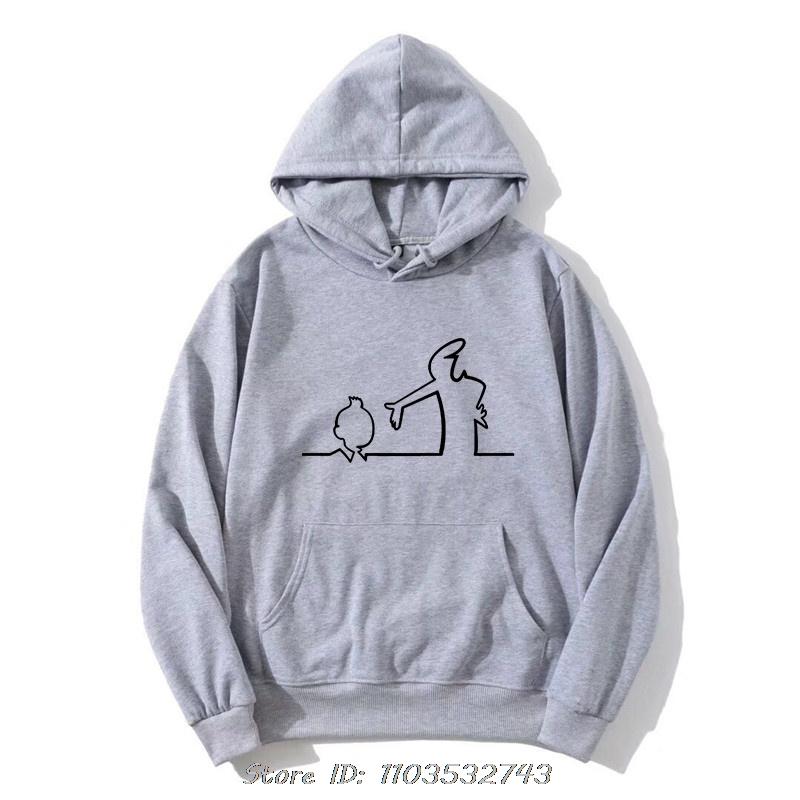 La Linea The Line Osvaldo Cavandoli TV Men Women Pullover Hoodie Fashion Harajuku Cotton Hoody Clothing Oversized Top Sweatshirt