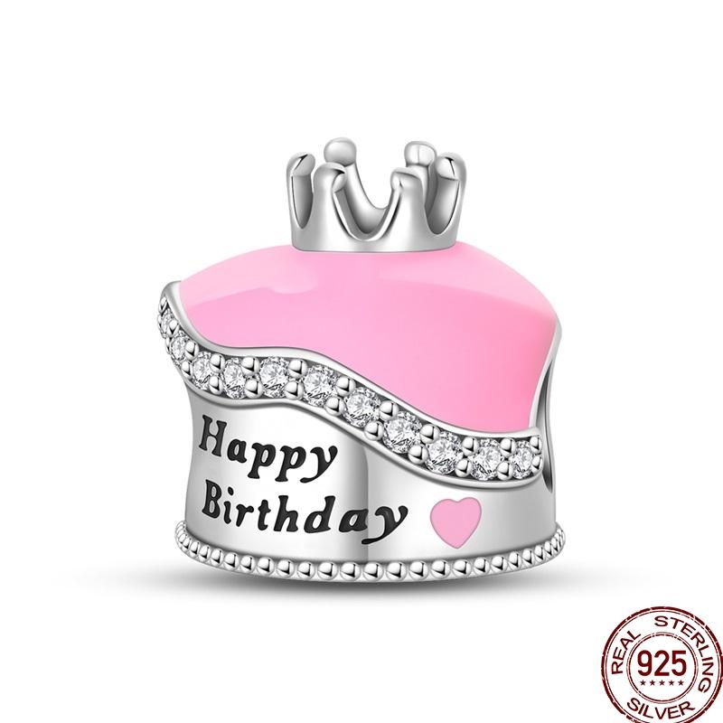 100% Copper Crown Shrimp Crab Charms Beads Butterfly Heart Birthday Pendants Fit Bracelet Jewelry Gifts Marking