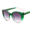 Cat Eye Sunglasses Ladies Fashion Desi Oversized Vintage Gradient Glasses Classic Blue Leopard Shades lunette de soleil femme