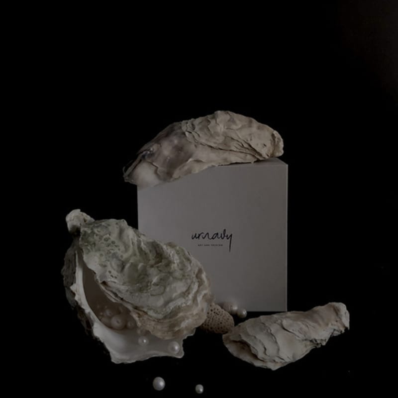 URNAVY Pearl Stone Necklace