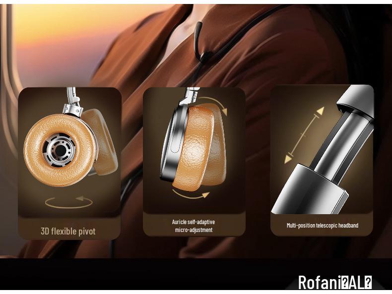 Rovani Bluetooth Noise-Cancelling Over-Ear Headphones: Wired Gaming, Wireless Neckband, Sports Headset