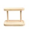 Nature Wood Jewelry Storage Rack Cosmetics Shelf Desktop Organizer  Office
