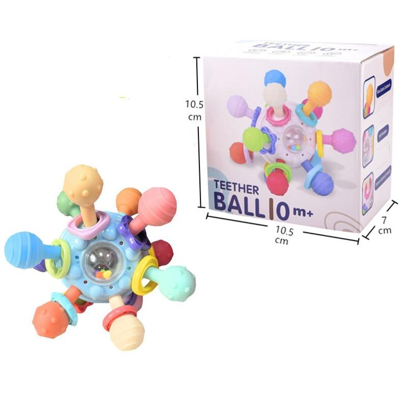 Baby Toys 0-6 Months Interactive Visual Cognitive Stimulation BPA-Free Blue Adorable Design