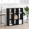 Bookshelf Black Oak 102 x 32 x 102 cm