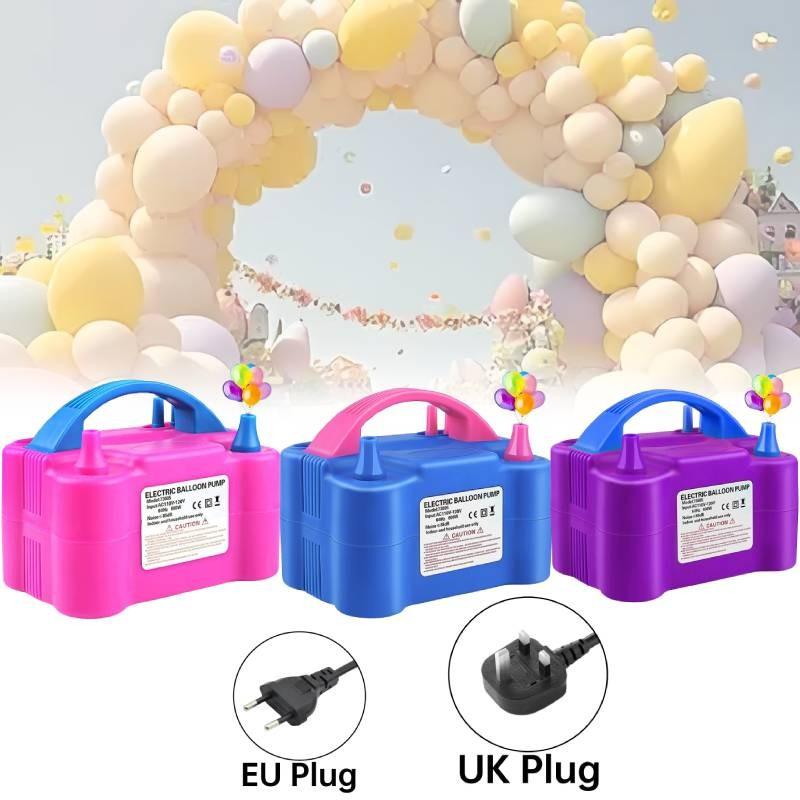 Electric Balloon Inflator Pumps Dual Nozzle Partys Air Blower Supplies Xmas