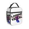 Lamine Y-Yamal Insulated Lunch Bag Thermal Bag Reusable,Lunch Container Football Soccer High Capacity Tote Lunch Box Bento Pouch