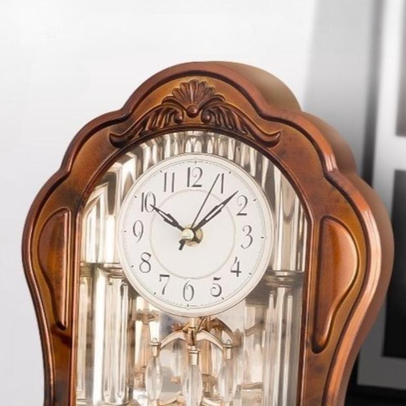 Silent Desk Clock Antique Retro Table Clock Creative Decorative Vintage Clocks Living Room Decoration and Table Accessories