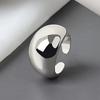 European and American Exaggerated Light Body Wide Ring Women's Design Photosensitive Body Opening