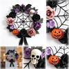 Artificial Halloween Wreath with Dark and Design for Home Decor