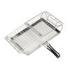 Portable Stainless Steel Folding Toaster Rack for Camping and Grilling