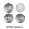 4 Stück 60mm 61mm 68mm 69mm Audi Radkappen Auto Radnabenabdeckungen Für Audi A1 A2 A3 A4 A5 A6 A7 A8 S3 S6 Q3 Q5 Q7 Zubehör