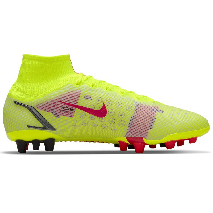 Nike Mercurial Superfly 8 Elite AG 'Motivation Pack' (Unisex) Volt / Black / Bright Crimson Soccer Shoes CV0956 760