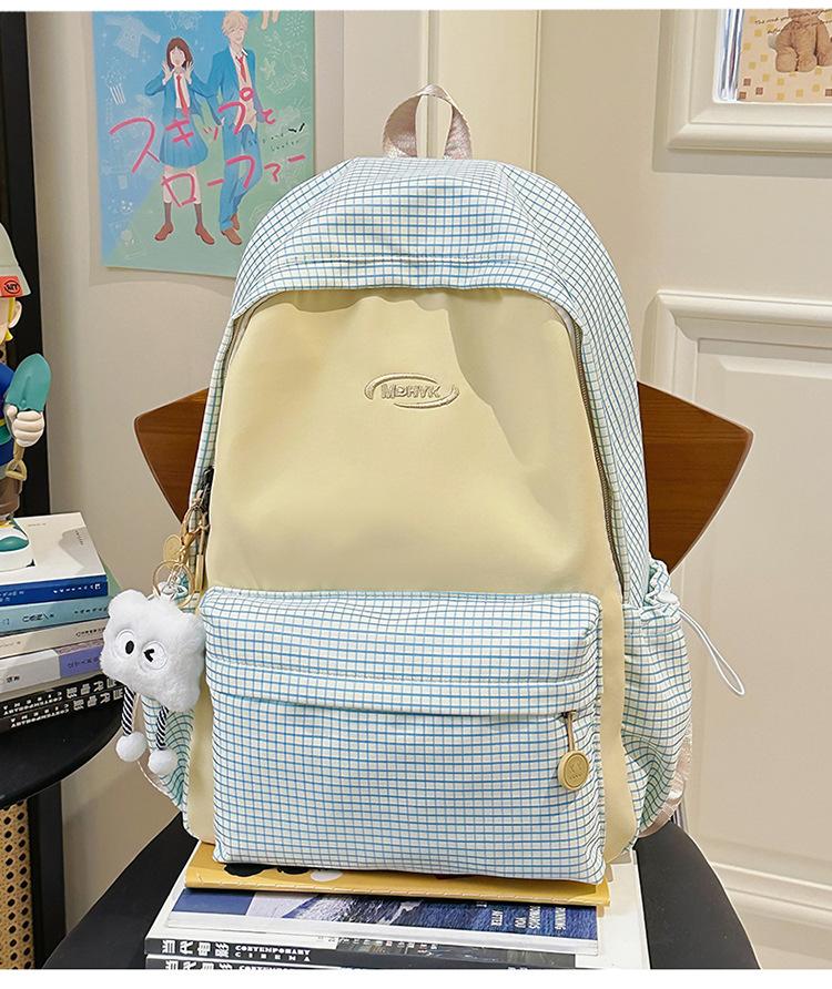 The new large-capacity multi-compartment versatile schoolbag for junior high school students, Mori college style, fresh and sweet casual backpack