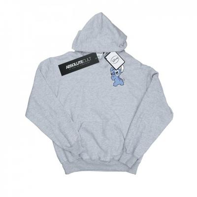 Moletom com Capuz Estampa Peito Lilo e Stitch Costas Feminino/Senhora