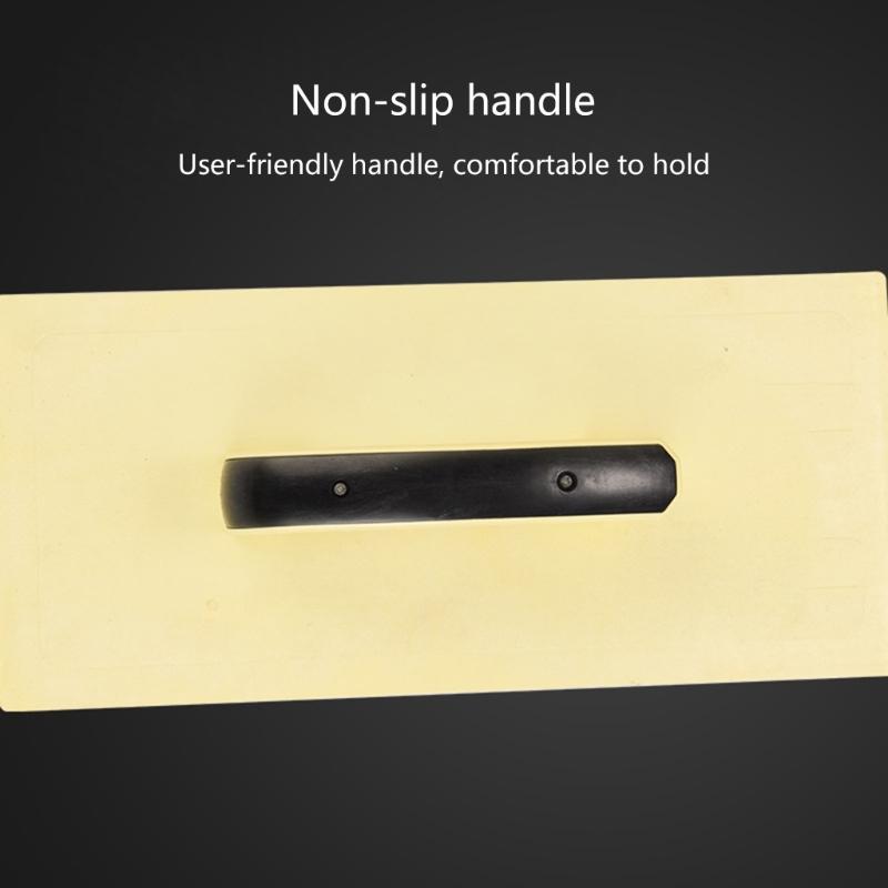 Großer Kunststoffspachtel Gehärtetes Flachbrett für Zement Mauerwerkswerkzeug Waschbrett-Design Komfortable Langzeitnutzung im Bau