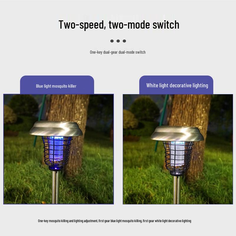 Solar Garden Insect Killer Lamp