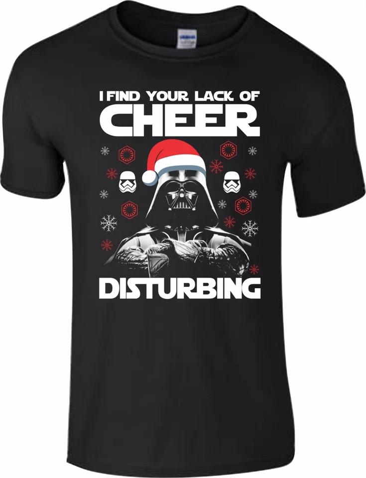 

Darth Vader T-shirt Star Wars The Rise of Skywalker Christmas Kids Men Gift Top 3XL