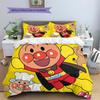 Anpanman Autumn Bedding Set Duvet Cover Pillowcase No Filler, Soft Home Bedroom Decor, Perfect Gift for Fans.chl