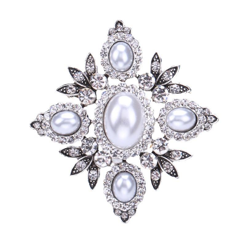 Retro Baroque Exaggerated Cross Brooch - Multifunctional Fashion Accessory