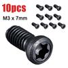 Screw Set of Ten For Use with CNC Machines and Carbide Inserts For Replacement