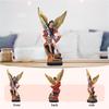 Resin Religious Angel Sculpture Desktop Ornament Holy Angel Michael Sculpture Christmas Gift Home Decor for Office Study
