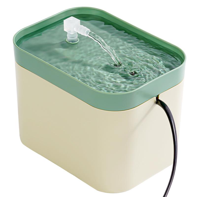 

Cat Water Dispenser, Intelligent Automatic Circulation Flow Belt Filter Water Dispenser, Non-wet Mouth Water Dispenser, Dog Water Basin 220V water pump лес зеленый