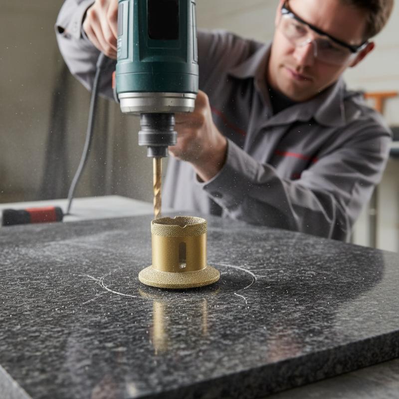NEW M10 Brazed Diamond Washbasin Core Drill Bit Hole Opener Table Basin Tool For Granite Marble Tile Drilling Cutter