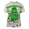 Cartoon Anime 3D Print T-shirt Personality Hip Hop Men Women Casual Round Neck Fun Comfortable Casual Short Sleeve T-shirt