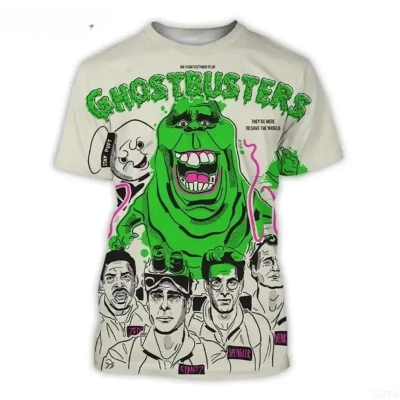 Cartoon Anime 3D Print T-shirt Personality Hip Hop Men Women Casual Round Neck Fun Comfortable Casual Short Sleeve T-shirt