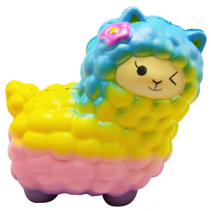 Cartoon Alpaca Stress Relief Toy With Soft Pu Material For Relaxation And Gift Giving
