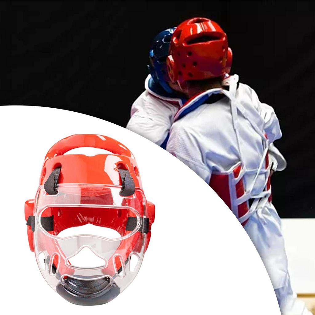 Boxerská přilba, Tréninková sparringová bezpečnostní chránič hlavy pro MMA, Kickboxerské trénující, Muay Thai a Box pro dospělé muže