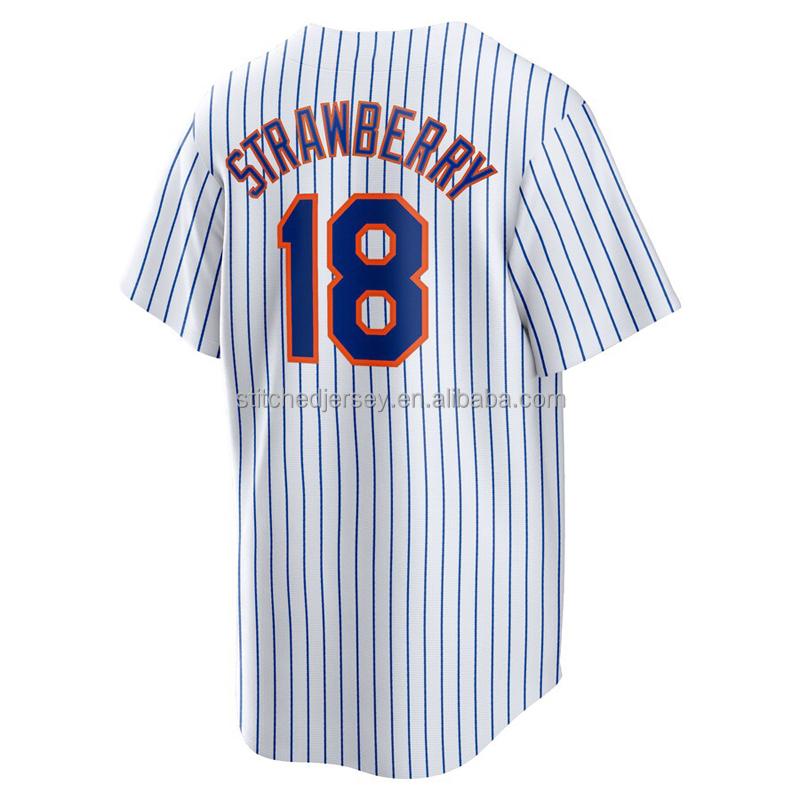 2026 Heißer Stil Herren Genäht #12 #18 #22 Darryl Strawberry Francisco Lindor Juan Soto Baseballtrikot