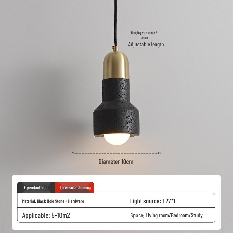 Wabi-Sabi Zen Pendant Light: Retro & Artistic Design for Restaurants, Living Rooms, and Bedrooms