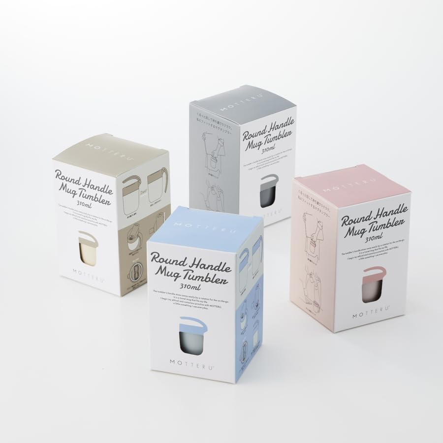 Kuruto Handle Mug Tumbler 310ml Stainless Steel Mug Thermo Stainless Steel Thermo Stainless Steel Mug Thermos Flask Vacuum Dual Structure Heat