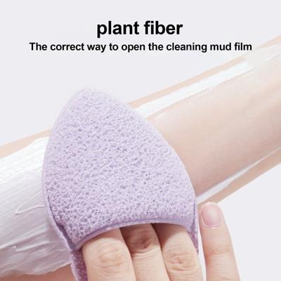 Yousheng Hydrating Cleansing Sponge Soft Waterdrop-shaped Design Face Wash Mud Masque Puff for Effortless Makeup Removal