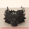 Xiaomi Creative Dragon Head Shape Desktop Ornament Jewelry Coin Storage Box Decoration Accessory, Halloween Home Gift
