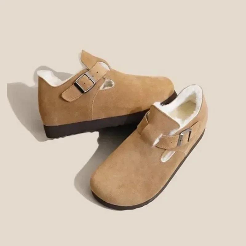 Fashion Elegant With Medium Heels Women's Snow Boots Winter 2024 Shoes for Woman Plus Warm Cosplay Trend Y2k High Quality Pu Large Size