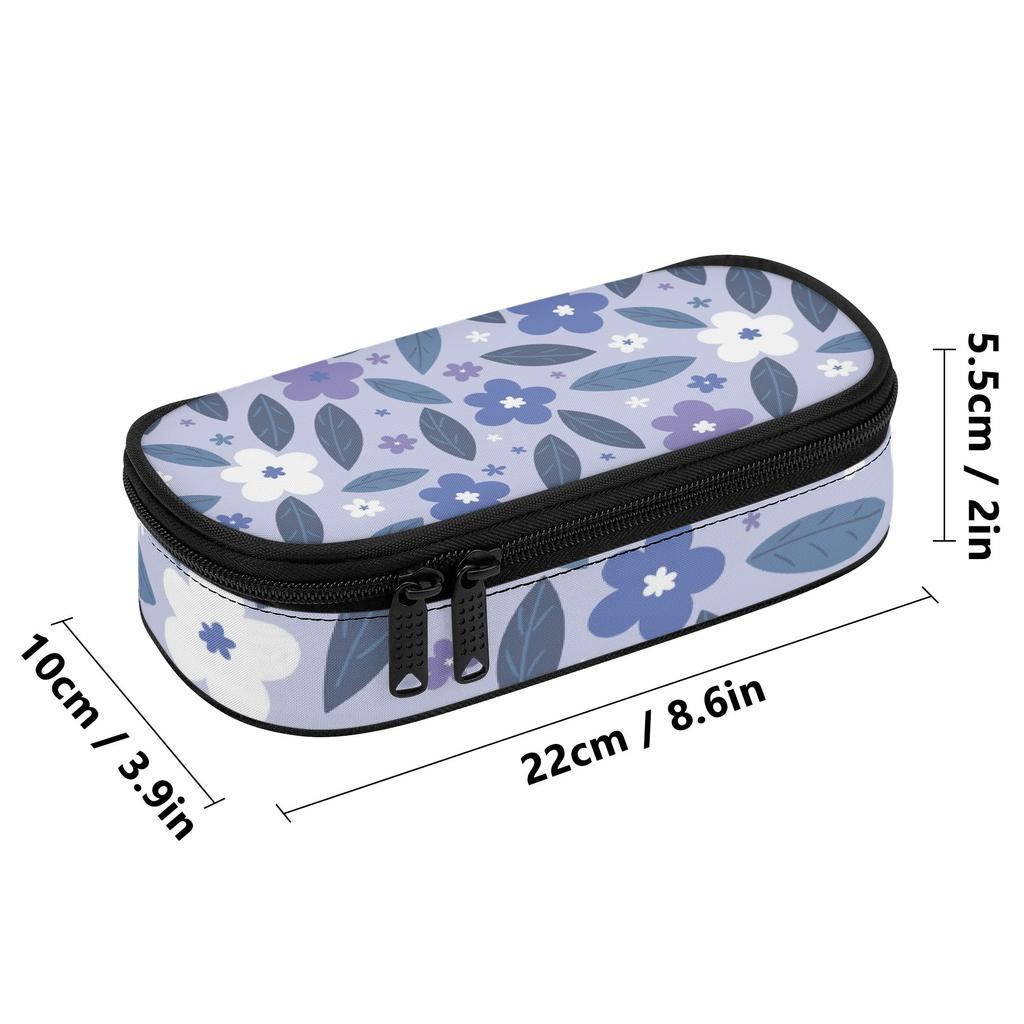 Pen Case Roomy Interior Zipper Closure Durable 300D Polyester with Main Pocket Mesh Layer and Removable Pen Divider for Boys Girls