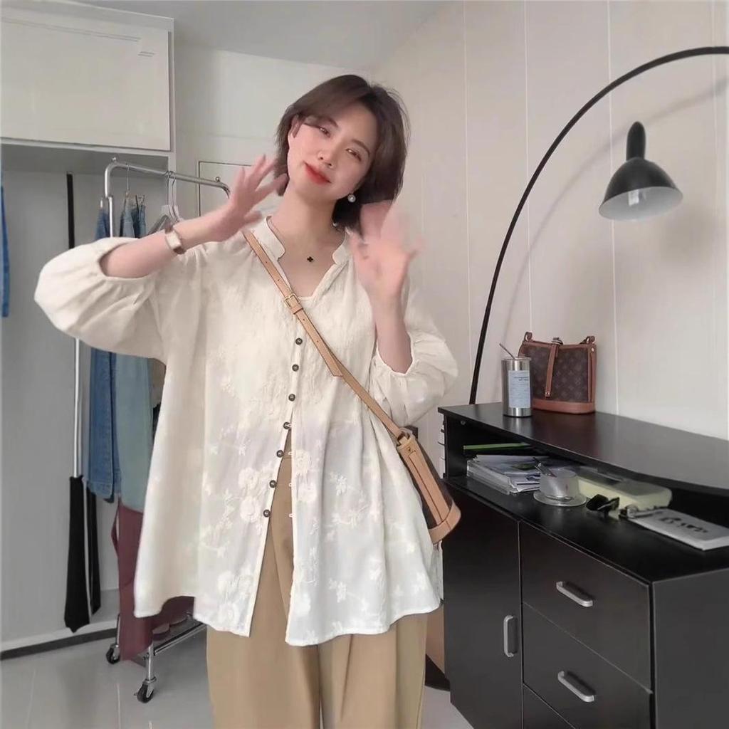 Women's Summer Sunscreen Jacket 2025: New Petite Loose Slimming Chinese Style Top