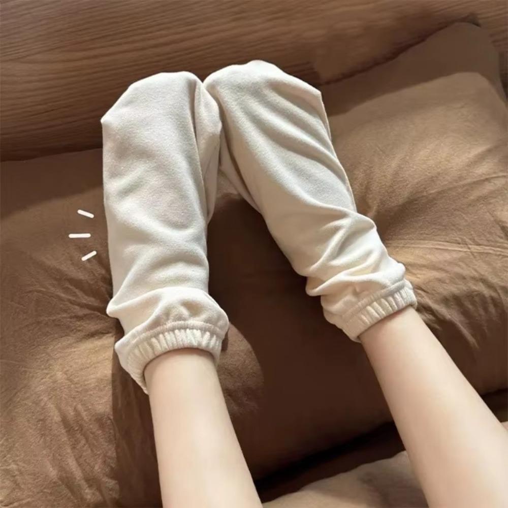 Elastic Velvet Floor Socks Warm Loose Fleece Socks Unisex Snow Socks  Winter