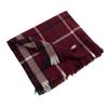Korean New Red Plaid Scarf for Women To Keep Warm in Autumn and Winter Korean Version Ins Versatile Tassel Scarf Couple Trend