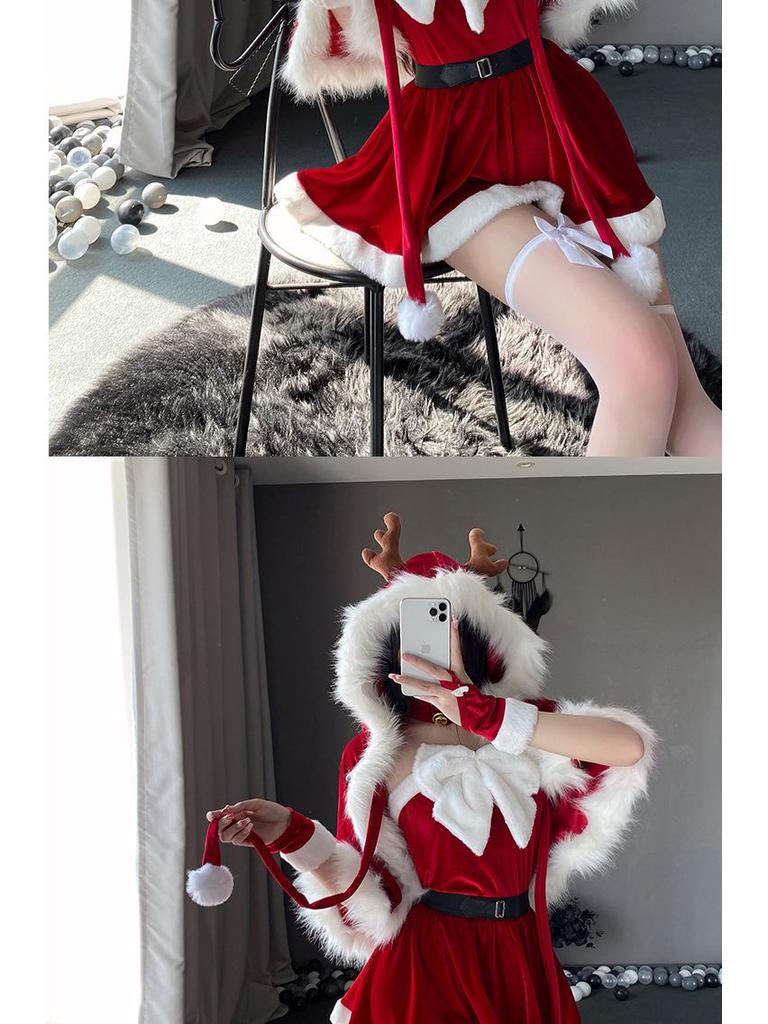 Sensual Christmas Bunny Girl Costume - Nightclub & Cosplay Outfit