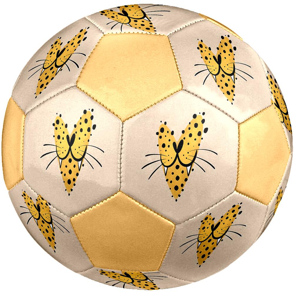 1PC Leopard Spots Soccer Ball Size 5 Football Machine Sewn Indoor/Outdoor Universal Football Gift W38