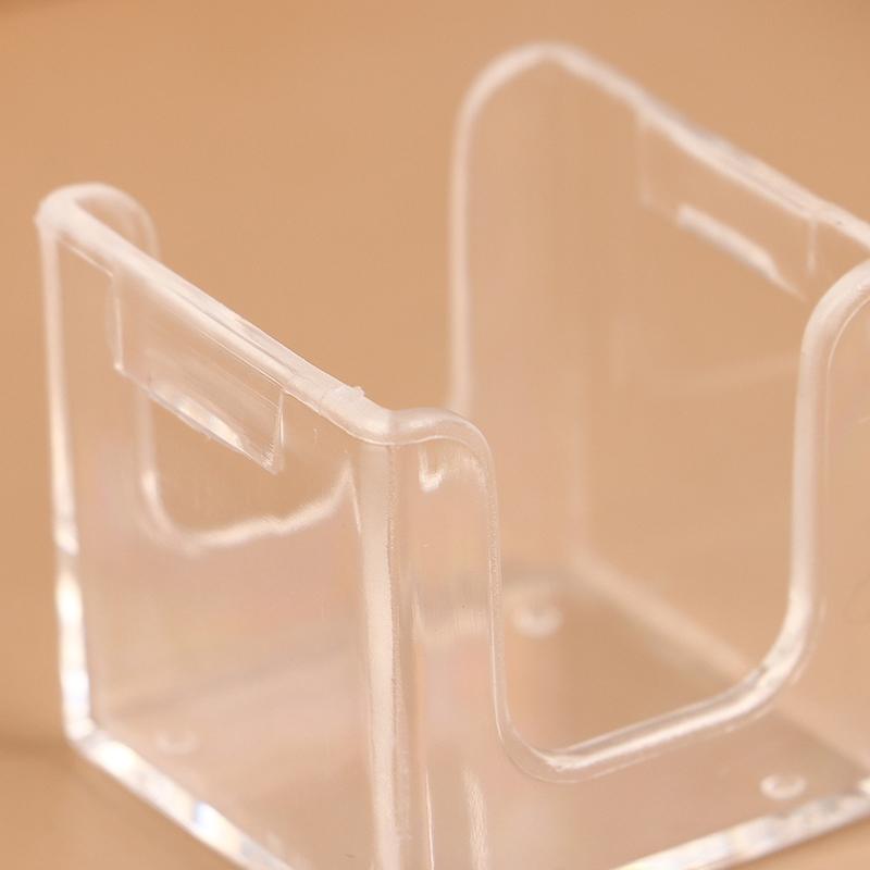 

1 шт. Прозрачная акриловая коробка для защиты мела, Защита от загрязнений, Влагостойкая, Одинарная, для хранения шоколадной пудры, Бильярдные принадлежности