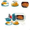 17Pcs Kids Pretend Play Microwave Toys Sets Cookwares Toy for 3 Year Old up